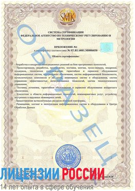 Образец сертификата соответствия (приложение) Великий Новгород Сертификат ISO 27001